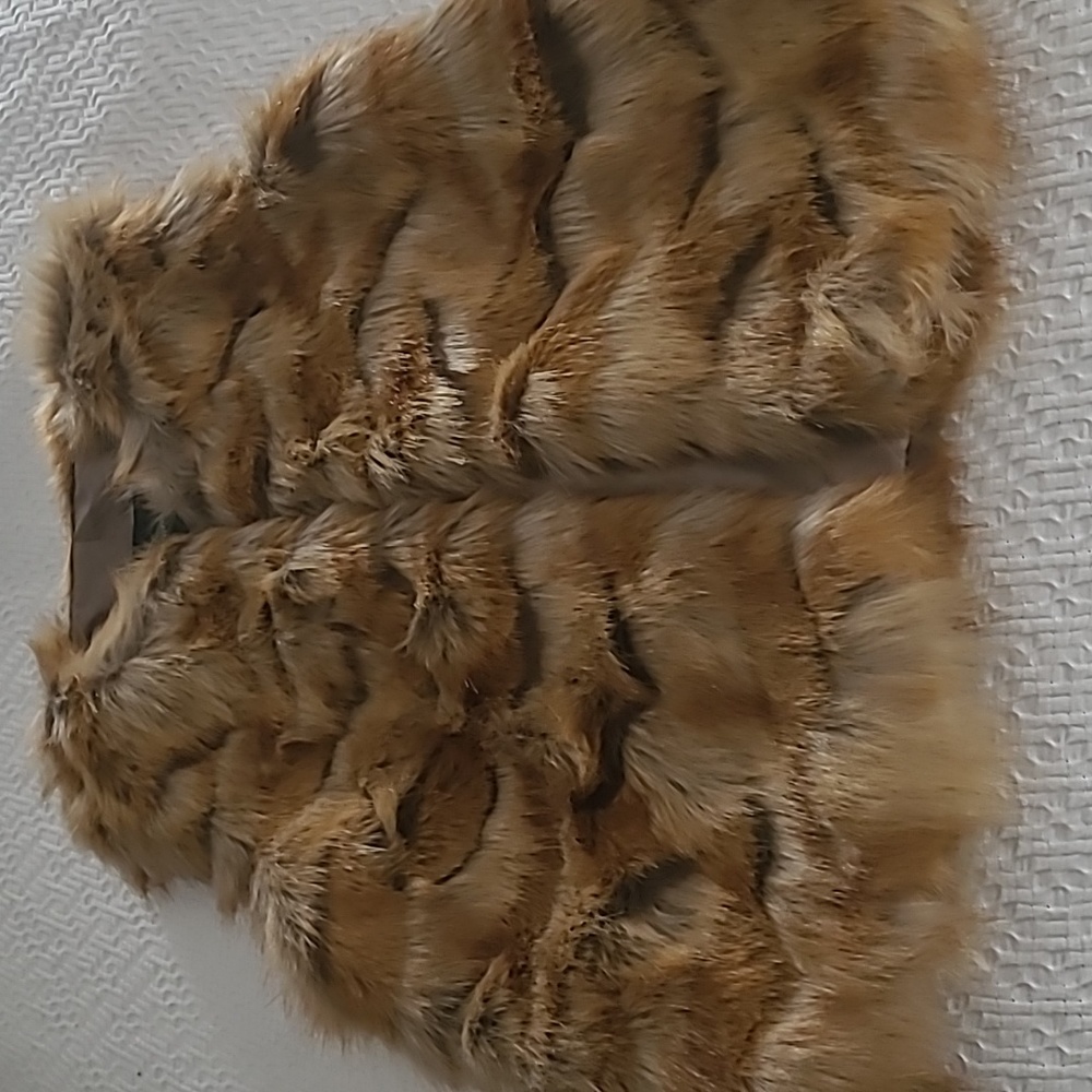 Faux fur vest